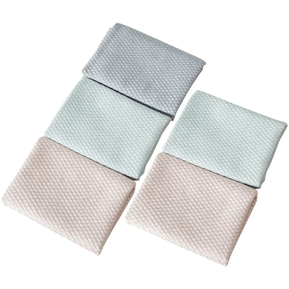 

Cloth Cleaning Kitchen Towels Fiber Dish Tool Towel Glasses Home Wash Window Cloths Auto Tea Bar Coral Hand
