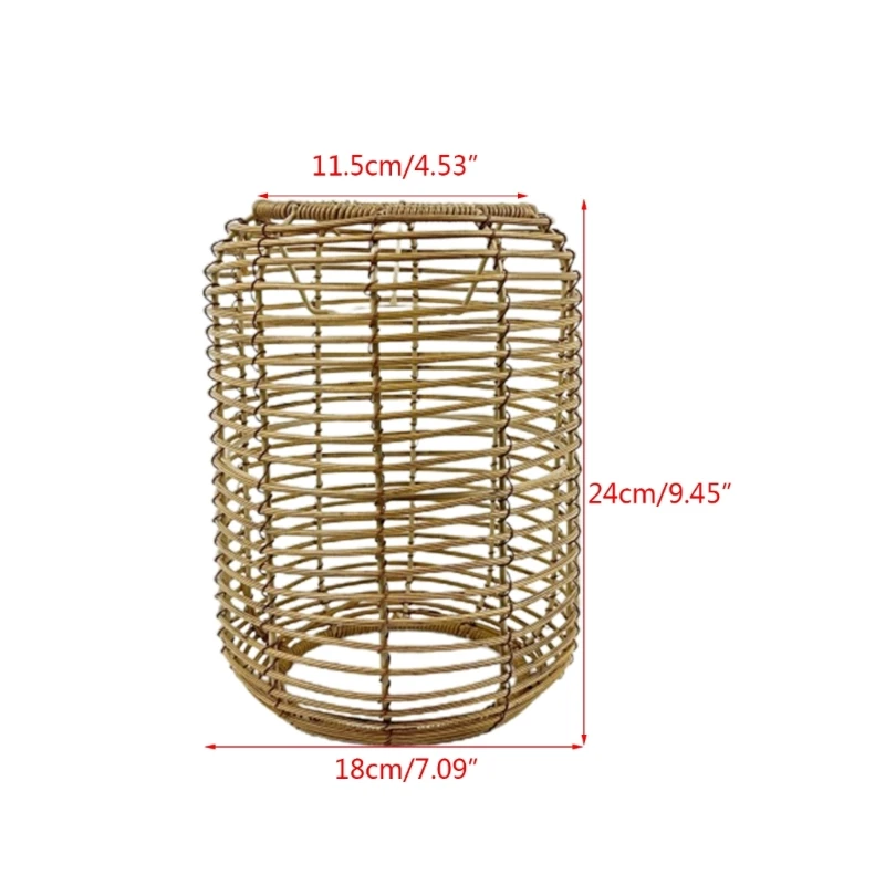 Улучшает ваше пространство теплой и уютной атмосферой абажура из ротанга