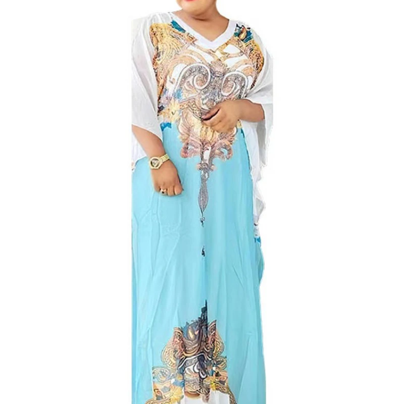 

2 Piece Sets African Dresses For Women Muslim Abaya Traditional Ankara Dashiki Maxi Robe Boubou Robe Marocaine Hippie Clothes