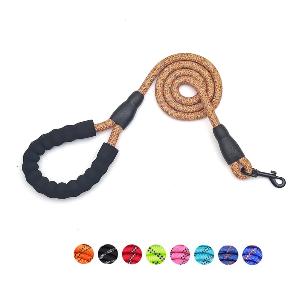

Pet Leash Reflective Strong Dog Leash Long with Comfortable Padded Handle Heavy Duty Durable Nylon Rope Leashes