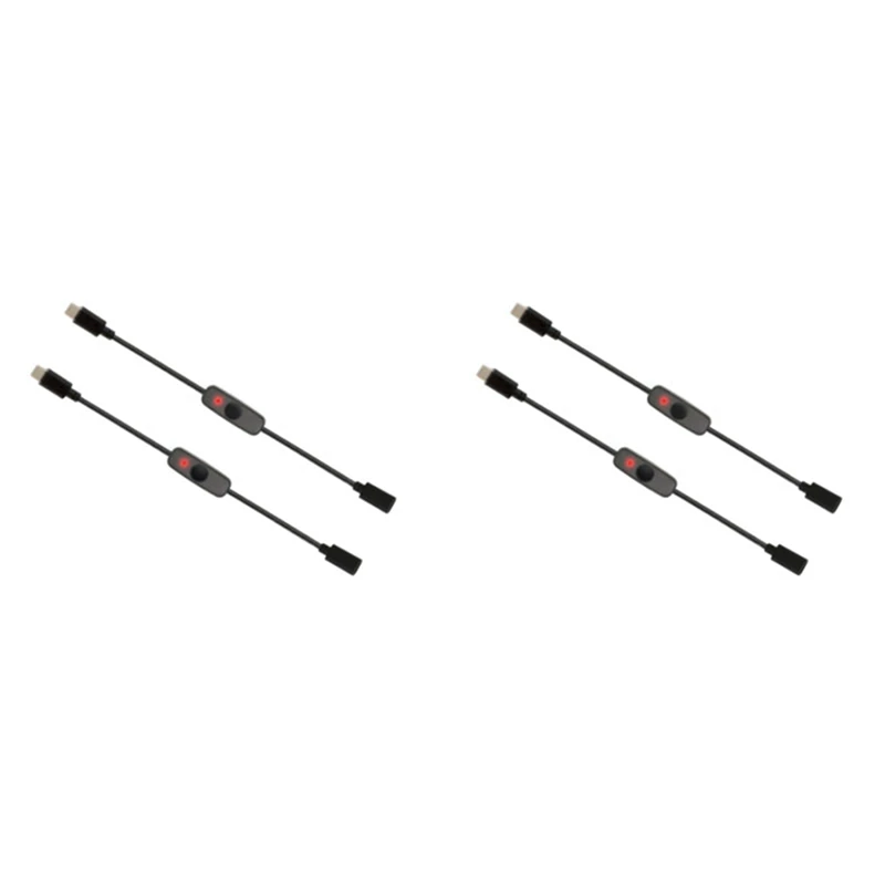 

Выключатель питания USB Type-C с индикатором, USB Type-C, 4 шт.