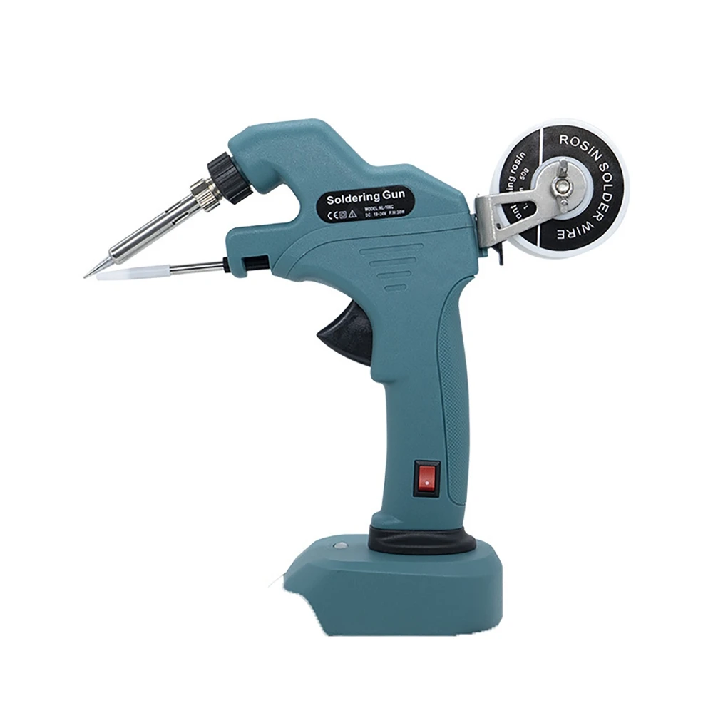 

Cordless Electric Soldering Iron Handheld Automatically Send Tin Welding Gun Repair Power Tool For Makita for Milwaukee Battery