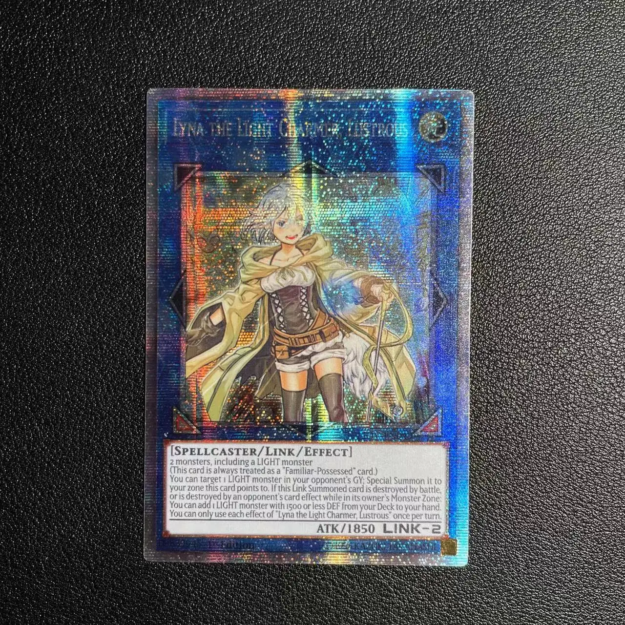 

Yu-Gi-Oh PSER LIOV-EN049/Lyna the Light Charmer, Lustrous Children's anime cartoon game card toys gift(Not Original)