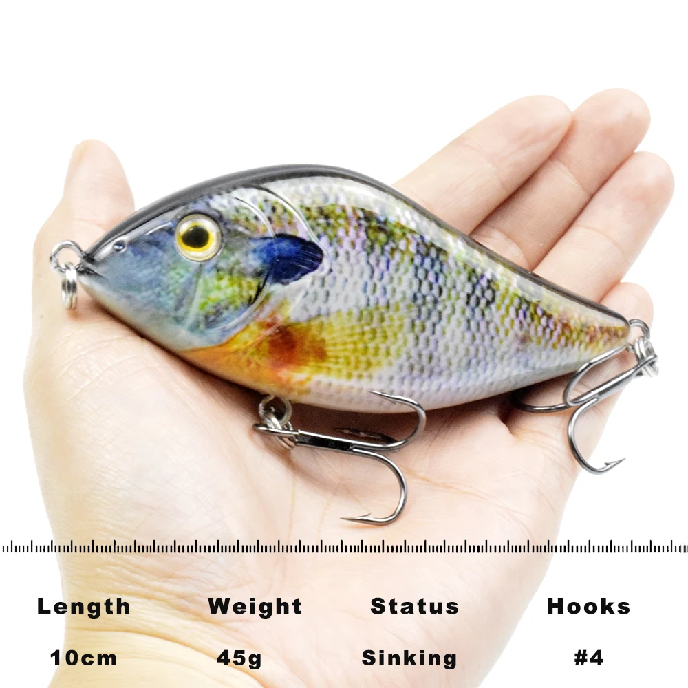 2021 New coming 10cm 45g Slide Jerkbait Fishing Isca Articial Baits Wobbler Crankbaits Fishing Tackle Baits Lures