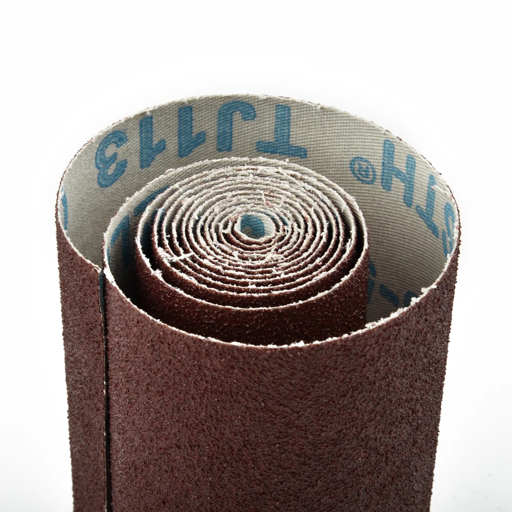

1Roll 1M 80-600 Grit Sanding Belts Sandpaper Abrasive Bands For Belt Sander Abrasive Tool Wood Soft Metal Polishing