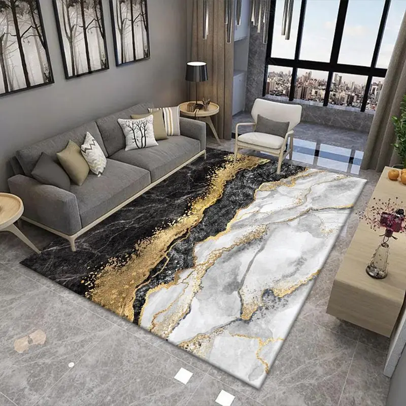 

3D Abstract Carpets Living Room Decoration Home Lounge Rug Large Area Bedroom Decor Hallway Washable Floor Mats Entrance Doormat