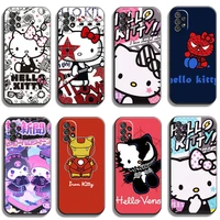 hello kitty cute phone cases for samsung galaxy a51 4g a51 5g a71 4g a71 5g a52 4g a52 5g a72 4g a72 5g carcasa coque soft tpu