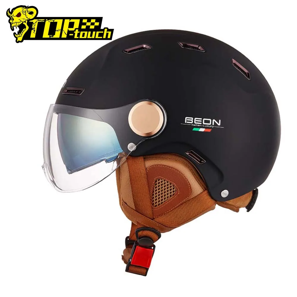 

Young Adult Riding Motorcycle Helmet Capacetes Motorbike Helmet Combination Helmet With Inner Sun Visor Protection Half Hlemet