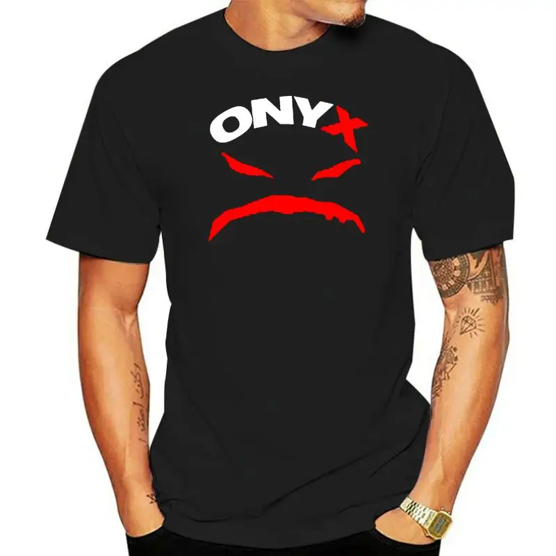 

Новая мужская черная футболка с логотипом ONYX, стиль рэп, хип-хоп