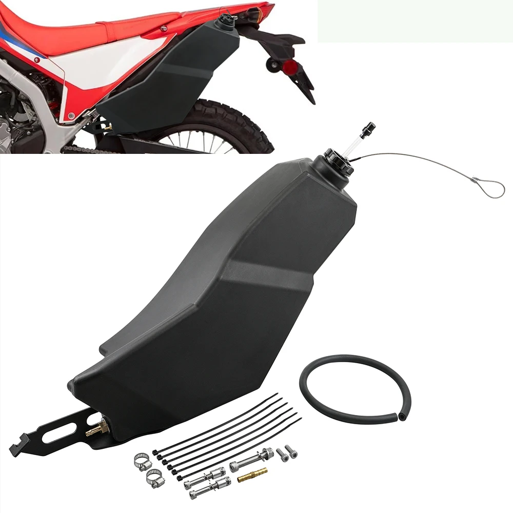 

1.3Gal Auxiliary Fuel Tank for 2022 2023 Honda CRF300L CRF 300 L Rally CRF300L CRF 300 L Rally 5L Extra Gas Fuel Tank