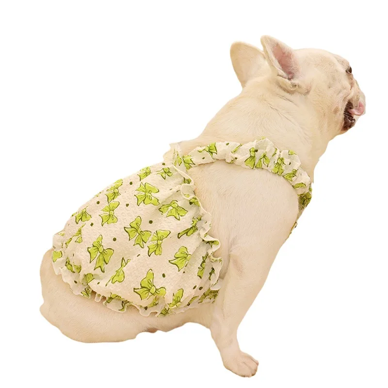 

Платье для мопса, французская юбка, Бишон, пудель, шнауцер, французская Одежда для собак, валлийский костюм корги, одежда, Прямая поставка