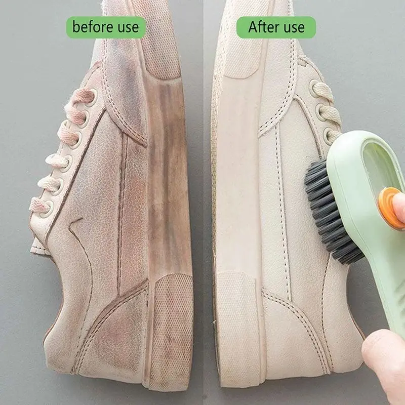 

Shoe Brush Automatic Liquid Discharge Deep Cleaning Soft Bristles Household Laundry Cleaning Brush for Daily Use