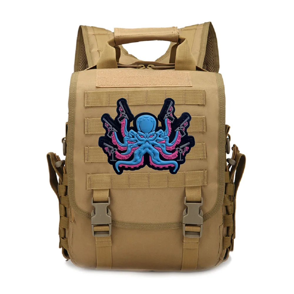 Аксессуары для уличной сумки значок 3D ПВХ резиновая волшебная повязка на руку