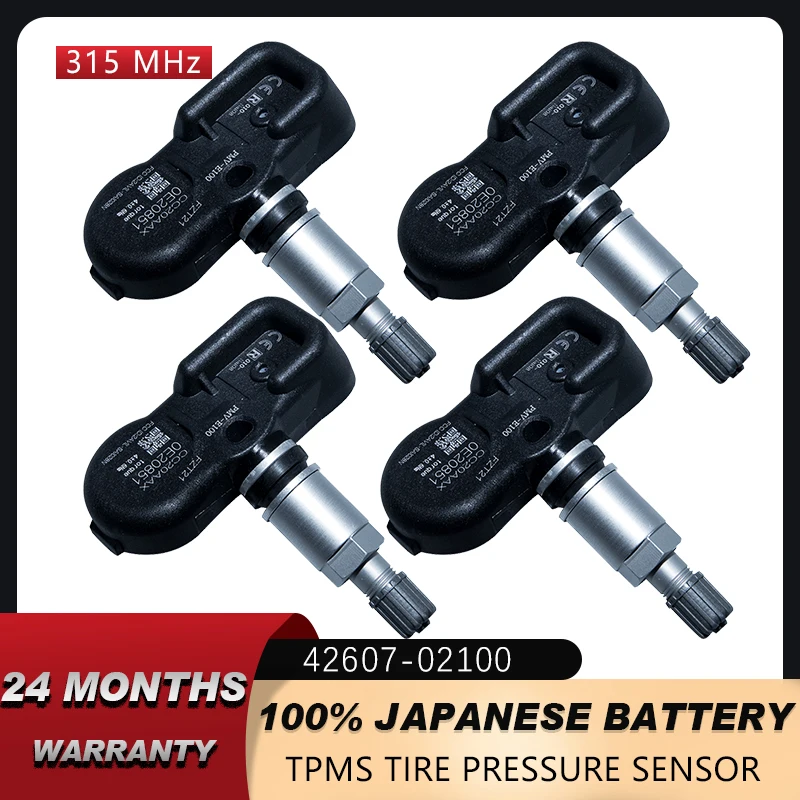 

TPMS SENSOR For TOYOTA CAMRY COROLLA C-HR Tire Pressure Monitor 42607-02100 4260702100 pmve100 315mhz