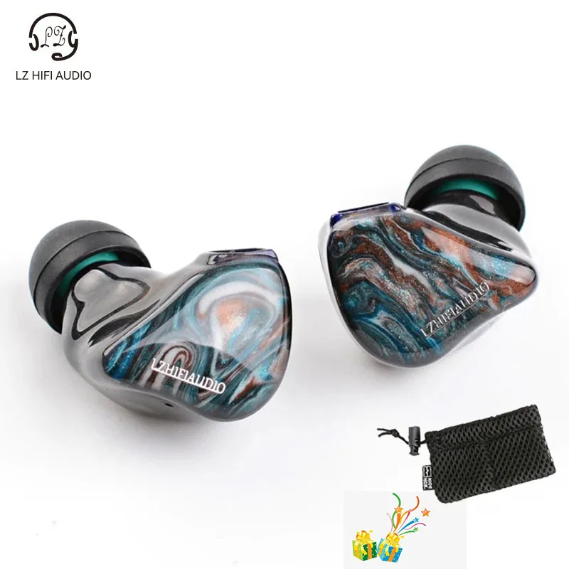 

Lz A4 Pro Flagship Earphone 1dd+3ba Hybrid Driver Hifi Audiophile Earbud Mixed Dual Adjustable Tone Design With 2pin Cable Iem