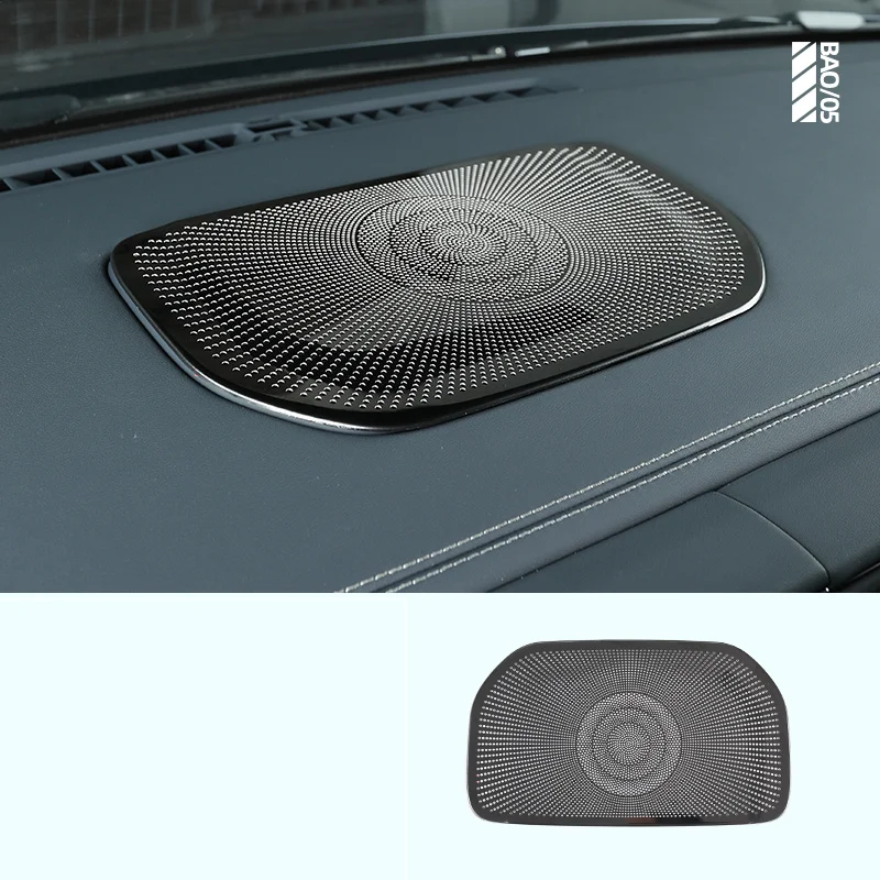 Для BYD Leopard 5 2024 2025 автомобильный Стайлинг из нержавеющей стали, защитный чехол на крышу, автомобильный внутренний чехол для динамика, автоаксессуары
