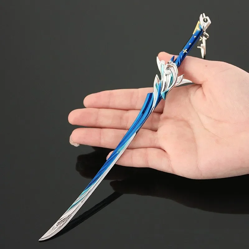 22 См Genshin Impact Haran Geppaku Futsu Kamisato Ayato Реплика Катана Игрушечный Меч С Металлическим
