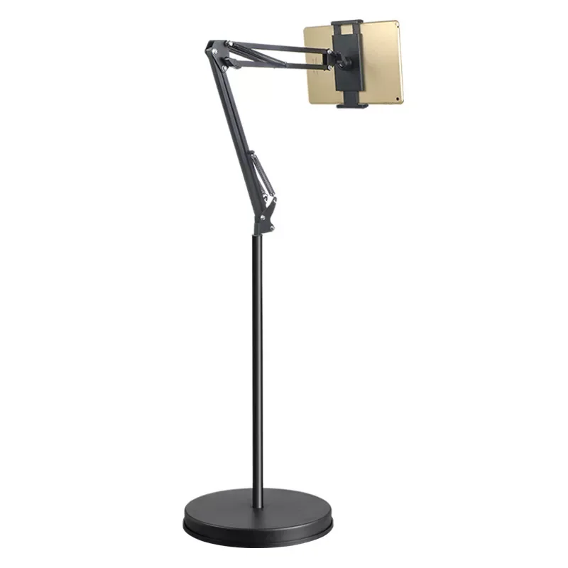 

New Liftable Foldable Long Arm Floor Tablet Phone Stand Holder Support for 5-13 Inch IPhone IPad Air Pro 12.9 Lounger Bed Mount