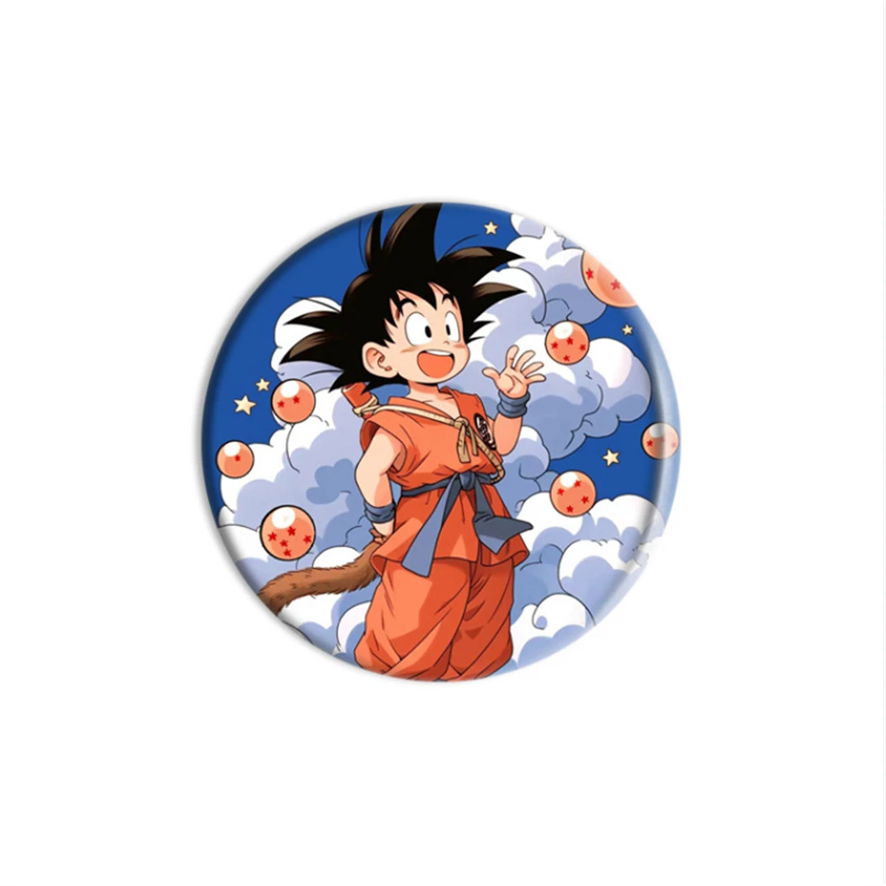 Фото Аниме Son Goku Kakarotto Yamcha Torankusu Trunks Bulma Косплей Костюм Значок Булавка SPTE Жесть Брошь Опора Рождественский Подарок №3