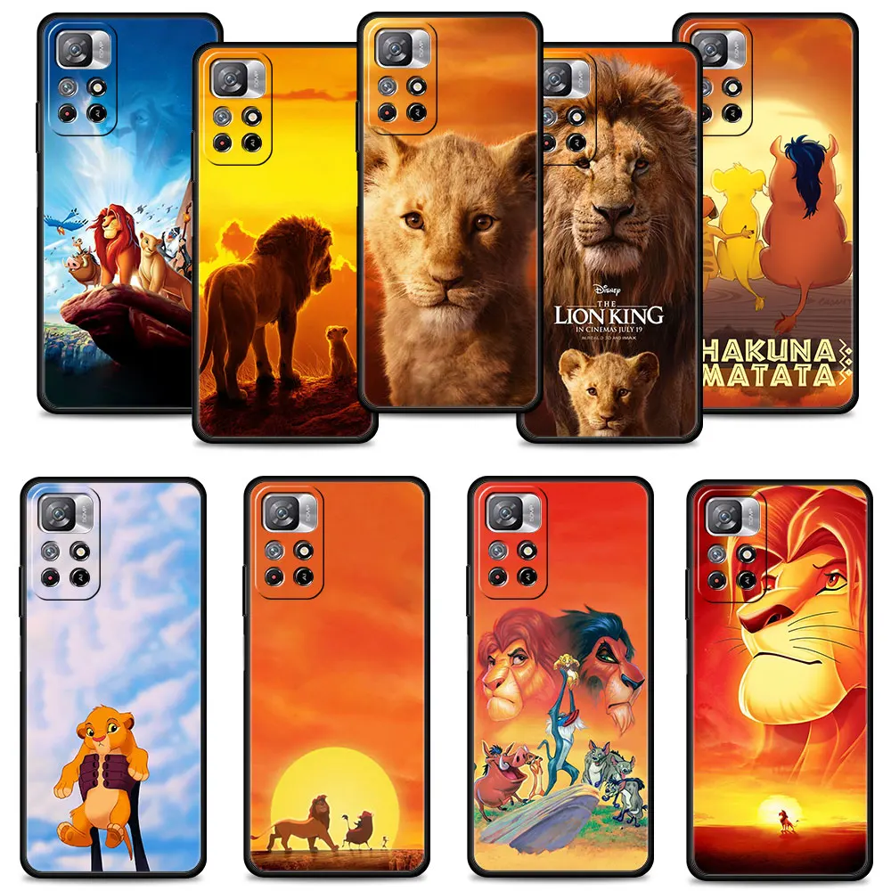 

Matte Disney The Lion King Animal Phone Coque For Redmi Note 9S 9C 9T 9A 11 Pro K40 8 10 9 7 8T K50 10C