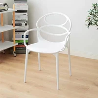 modern simple design interior dining chair personality single leisure home cafe talk hollow chairs sillas de comedor chaise