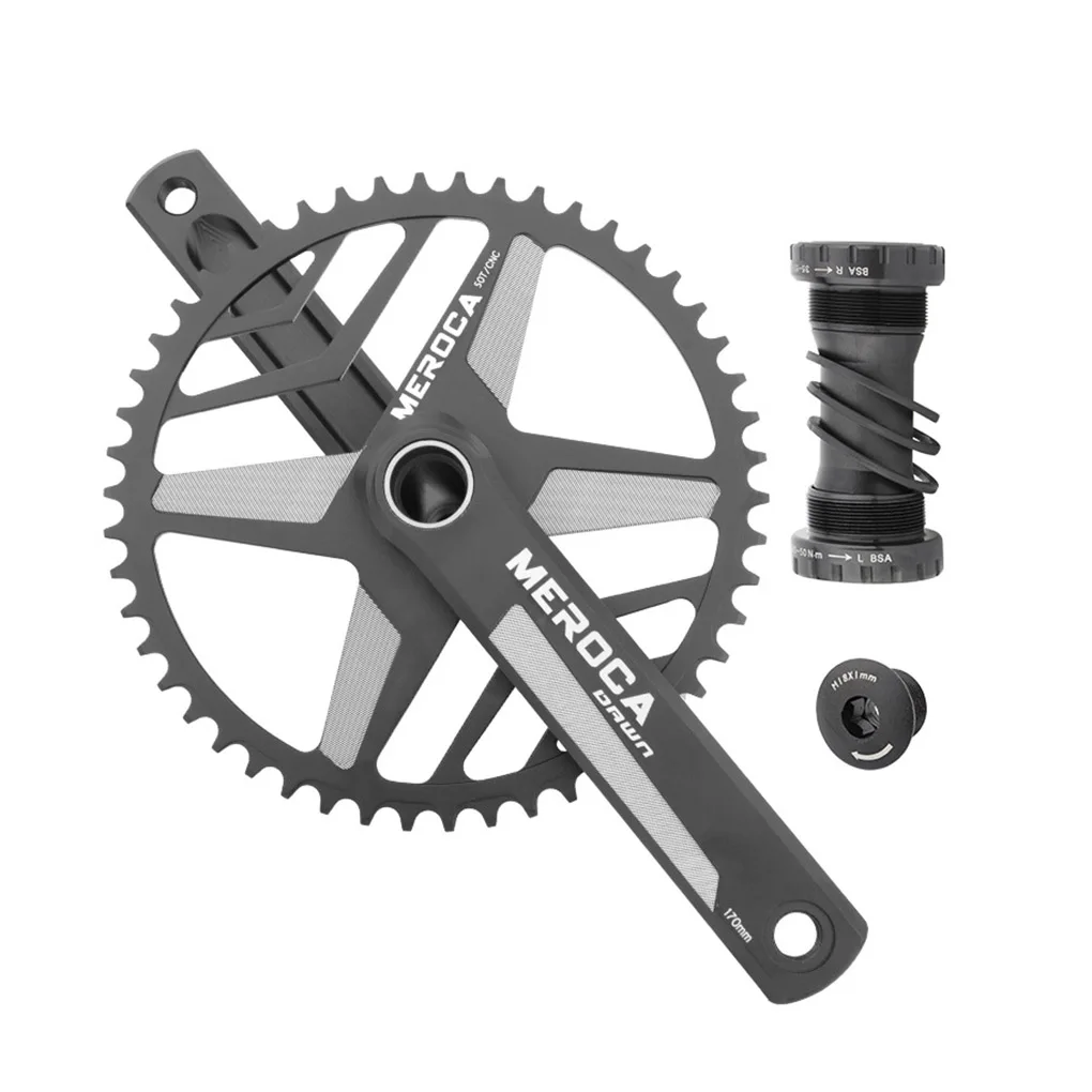 

Professional Crank Set Bike Crankset 10/11 Speed Aluminum Alloy CNC Process Positive/Negative Gear Sprocket Wheel Type 1