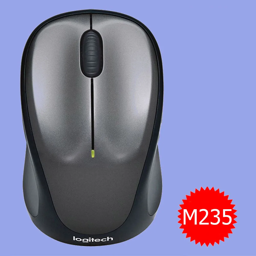 

Мышь Logitech M235 Беспроводная оптическая, 1000DPI, 2,4 ГГц