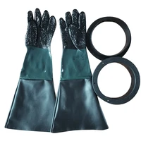 top deals 1 set sandblasting gloves sand blaster parts blasting gloves for sandblast cabinet sandblasting gloves 23 6 inch