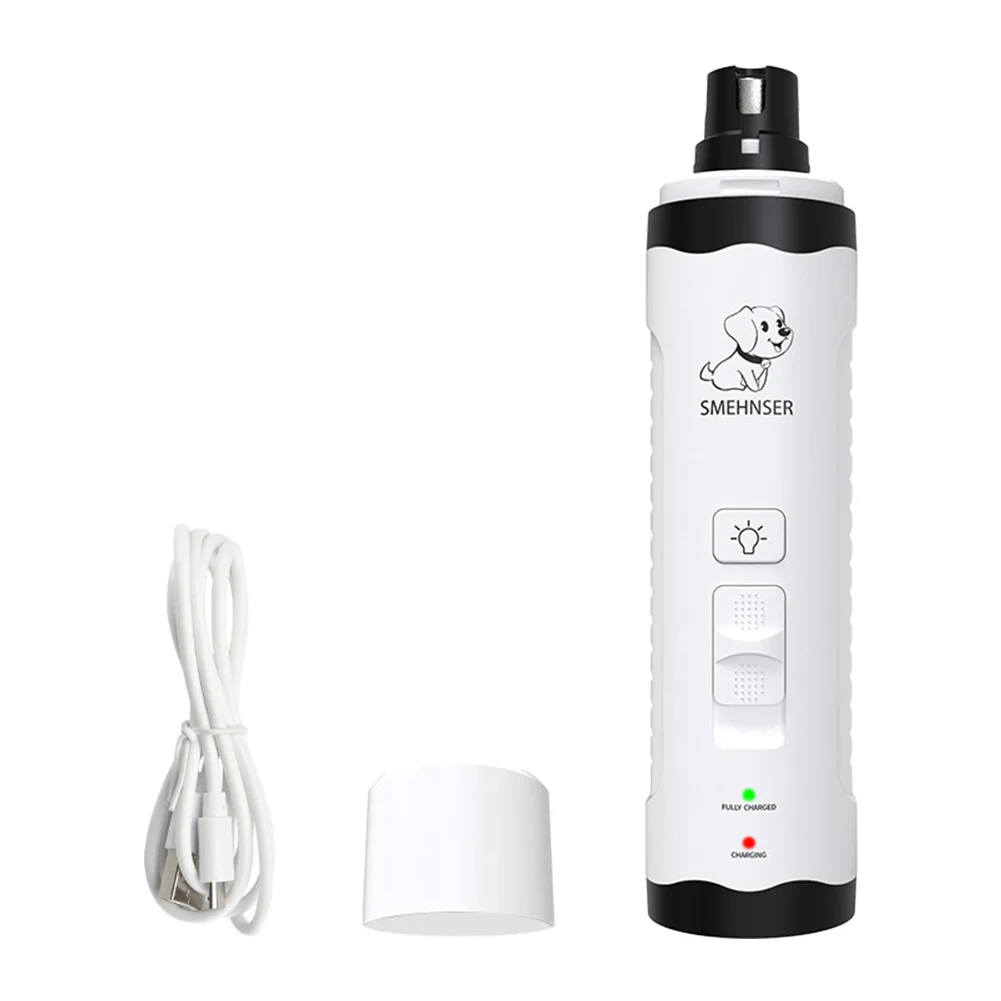 

Dog Nail Grinders Pet Quiet Cat Paws Nail Cutter Trimmer with LED Light Electric Dog Nail Clippers Rechargeable Trimmer Tools