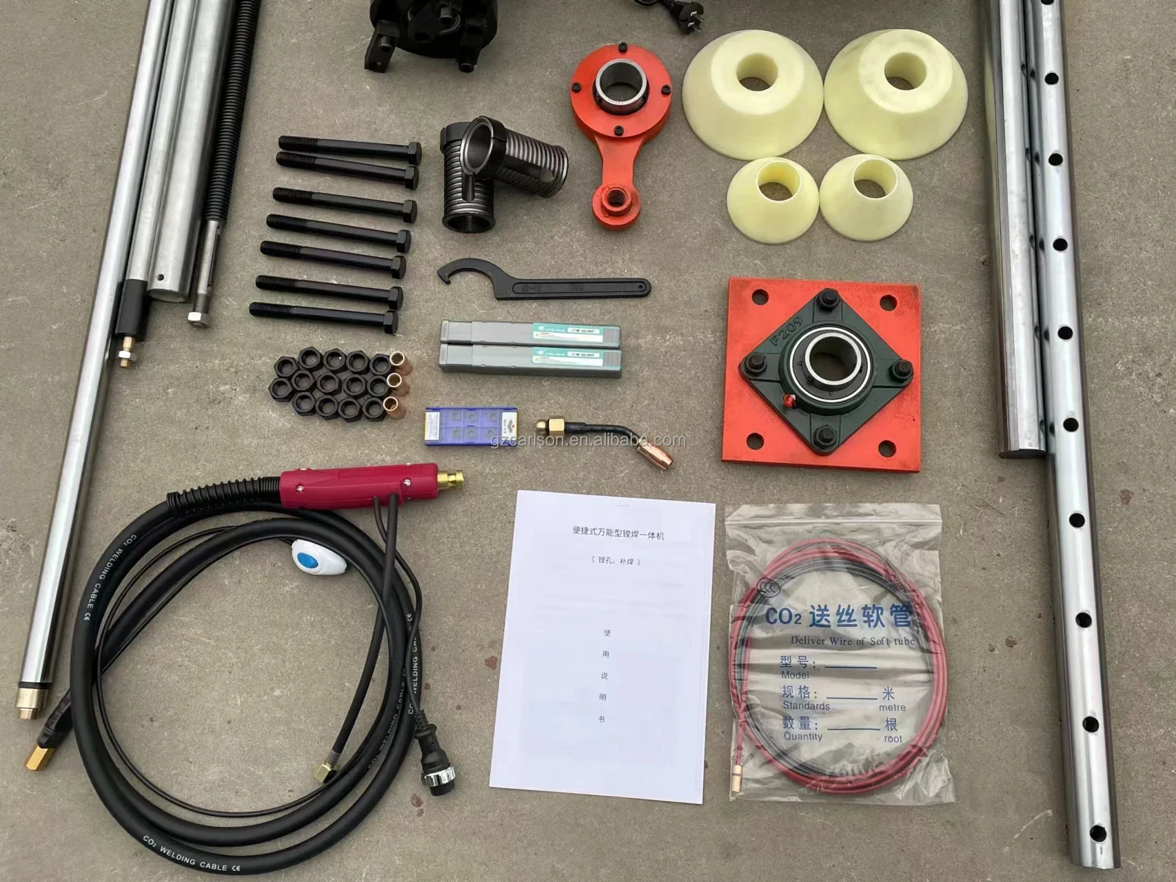 Портативный сварочный и расточный аппарат. Автоматический аппарат 2 в 1.