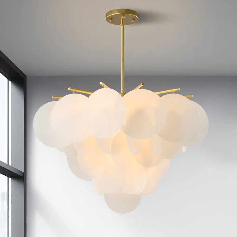 

Pendant Lamp Led Art Chandelier Light Modern Lustre Copper Living Dining Room Home Decor Bedroom Glass Hanging Luminaire