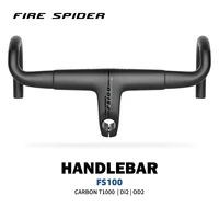fire spider fs100 carbon bicycle handlebar od2 road bicycles carbon road handlebar integrated carbon handlebar with stem 31 8mm