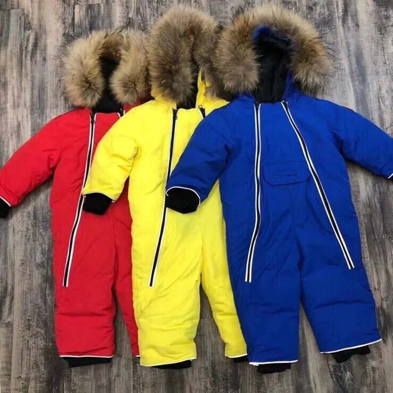 

Детский Зимний пуховик с капюшоном, на возраст 6-24 месяца