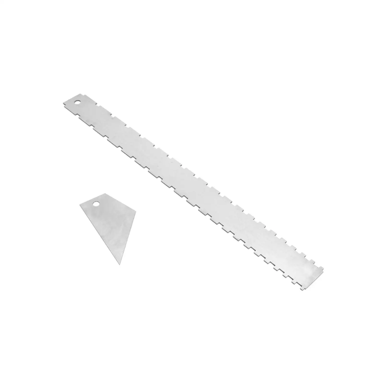 Линейка для измерения высоты шеи зубчатая струна с прямым краем бас-гитары