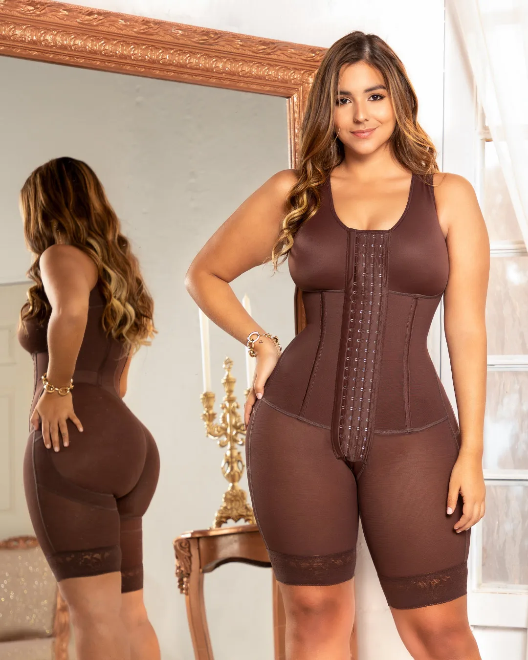 Breast-Covering Sleeveless One-Piece Breasted Breast-Covering Shapewear Fajas Reductoras Y Modeladoras Mujer Colombianas Skims