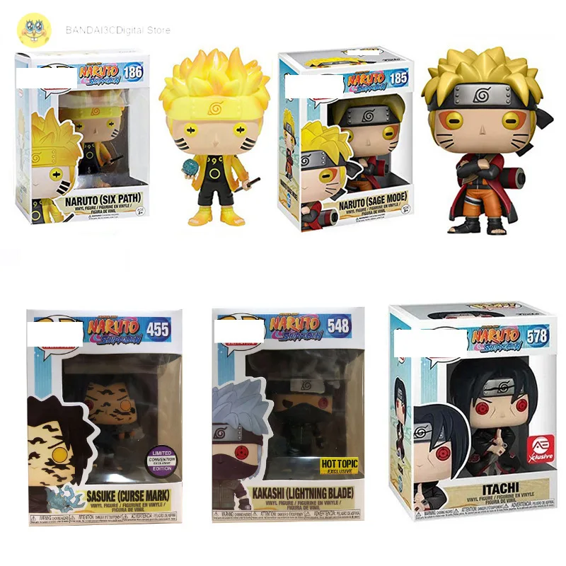 

Pop Naruto Naruto Kakashi Uchiha Skunk Sasuke Garage Kits Ornaments Toy Gift