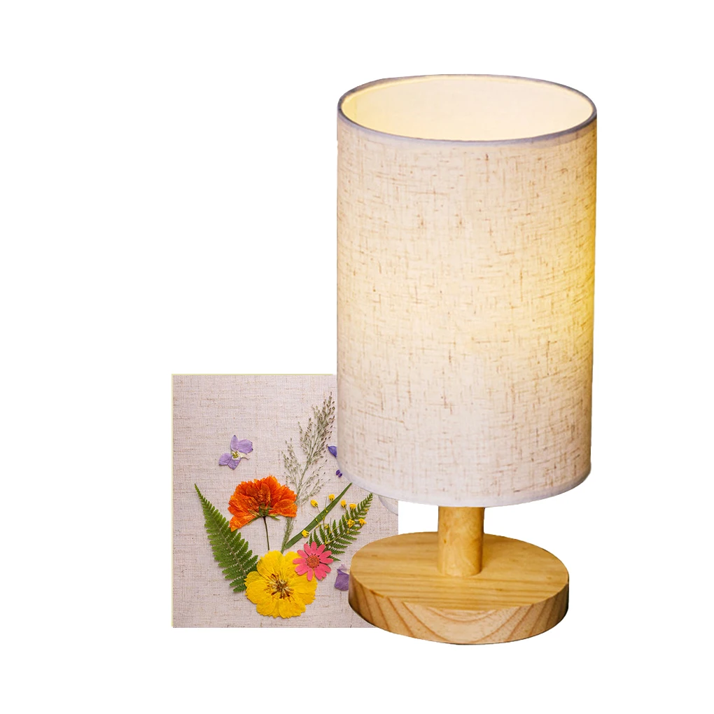 

Lamps Pressed Flowers Office Table Lamp Light Bedrooms Bedside Nightstand Plants Household Items Handmade Type 3