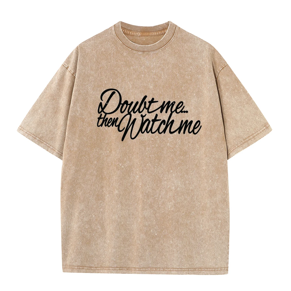 

Retro Washed Old-fashioned Men Women Cotton T-shirt 2023 High Street Summer Casual Solid Color Loose fitting large size Tee