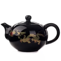 150ml black ceramic tea pot chinese teapot handmade teapot easy teapot kettle ceramic tea set kettle kung fu teaware