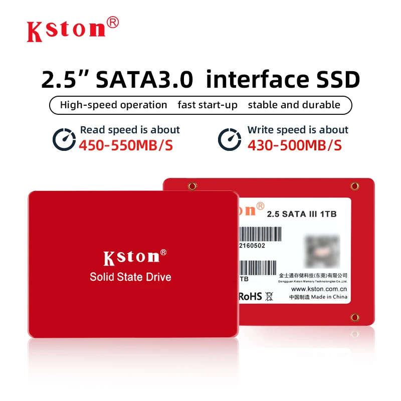 Kston 2.5 Sata3 Hard Drive Disk SSD 120GB 128GB 240GB 256GB 480GB 500GB 512GB HDD SSD SATA 3 Internal Solid State For Laptop