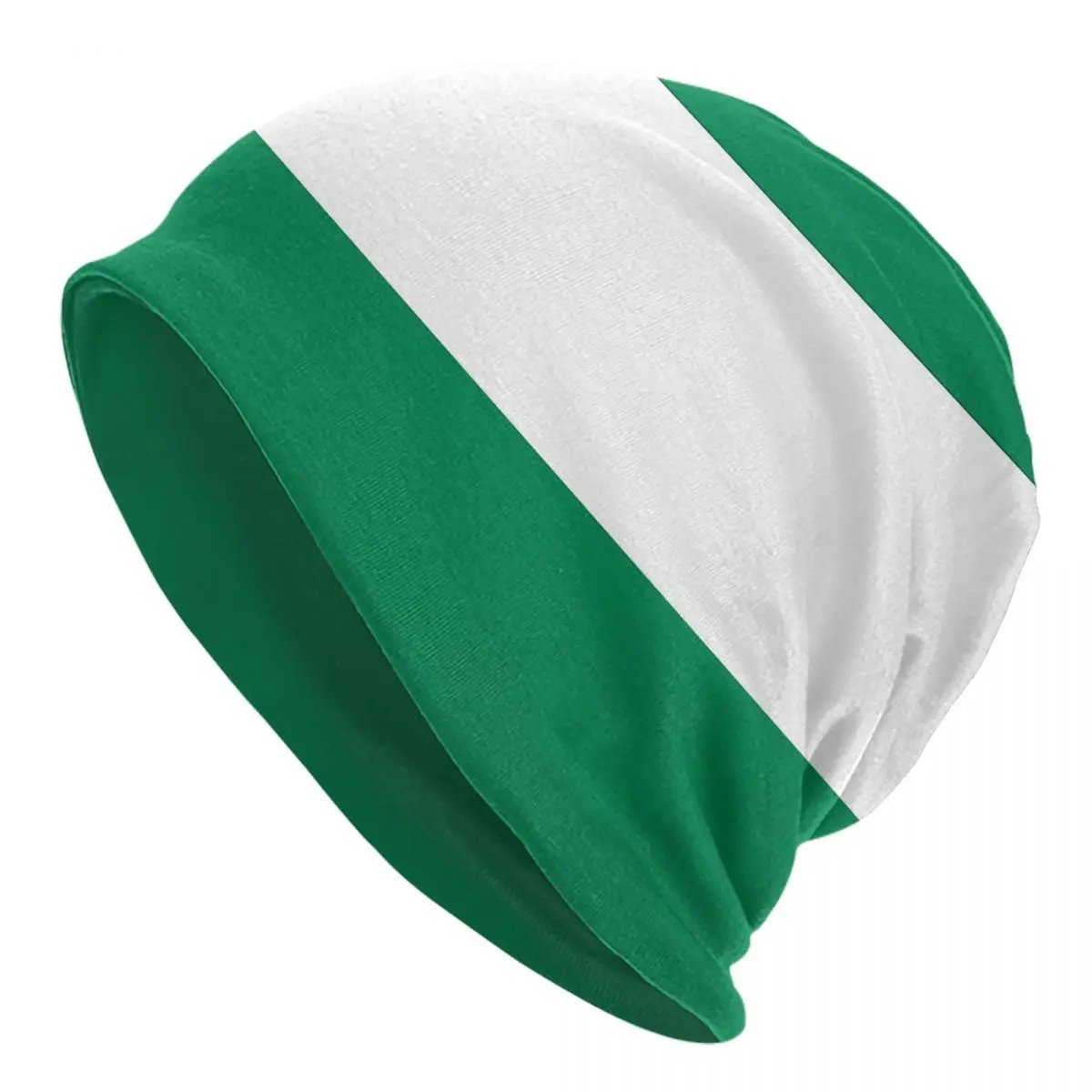 Nigerian Flag Pet Dog Bandana Adult Men's Women's Knit Hat Keep warm winter Funny knitted hat