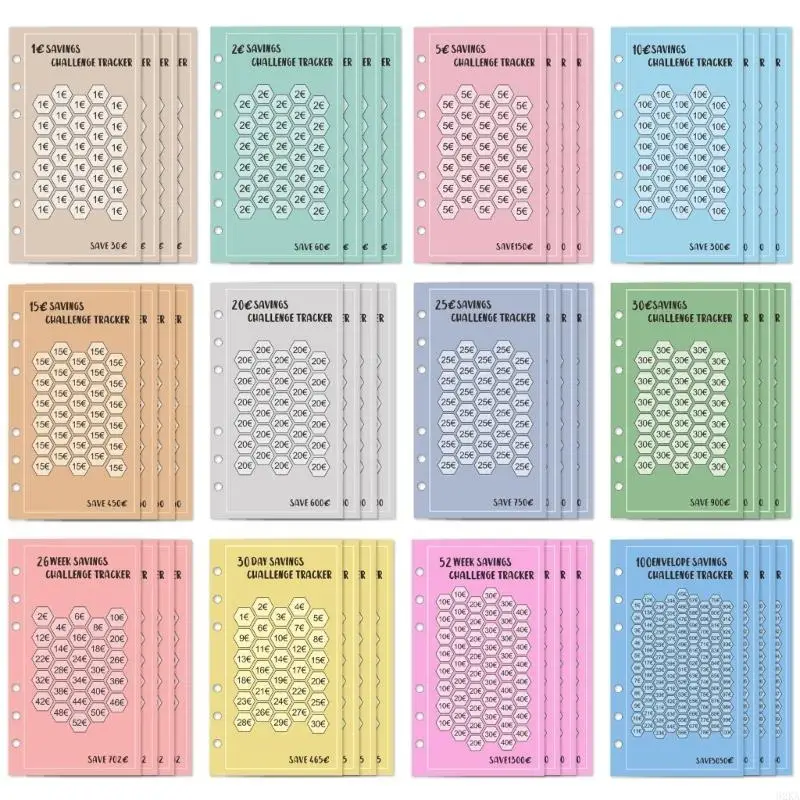 

Конверты для экономии OOTDTY 52 недель