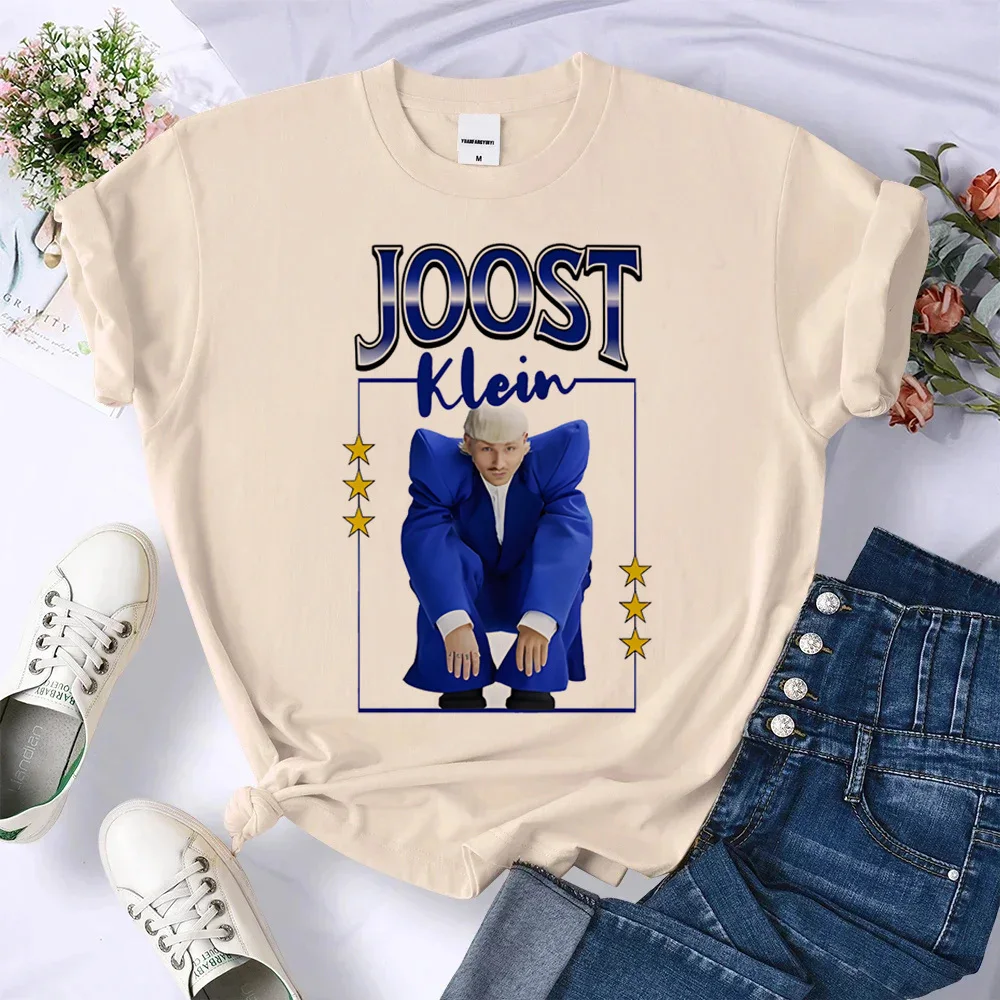 Joost Klein t shirt girl Digital korean clothes Punk aesthetic Breathable Y2k t-shirt graphic 80s Colorful