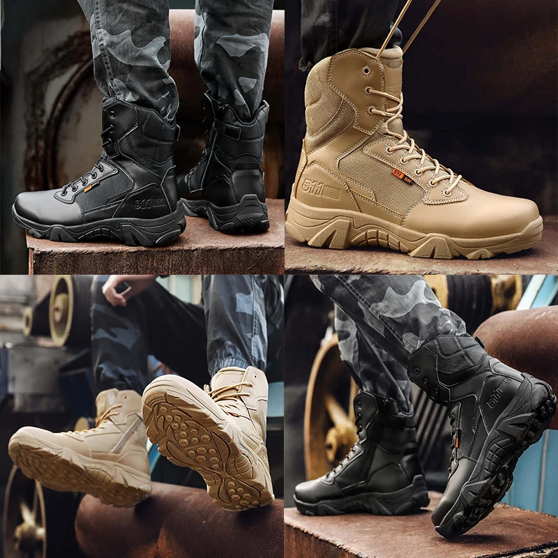 

Running Shoes Men Leather Waterproof Mens Sports Shoes High Top Lace Up Sport Shoes Plus Size Outdoor Sneakers Men's Leather 28D