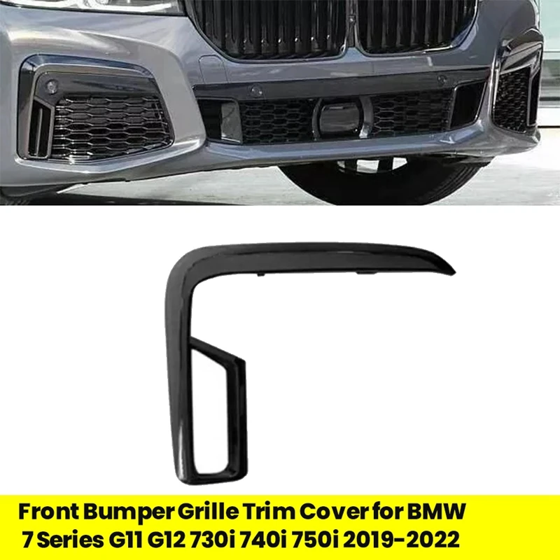 Накладка на решетку переднего бампера автомобиля для BMW 7 серии G11 G12 730I 740I 750I 2019-2022