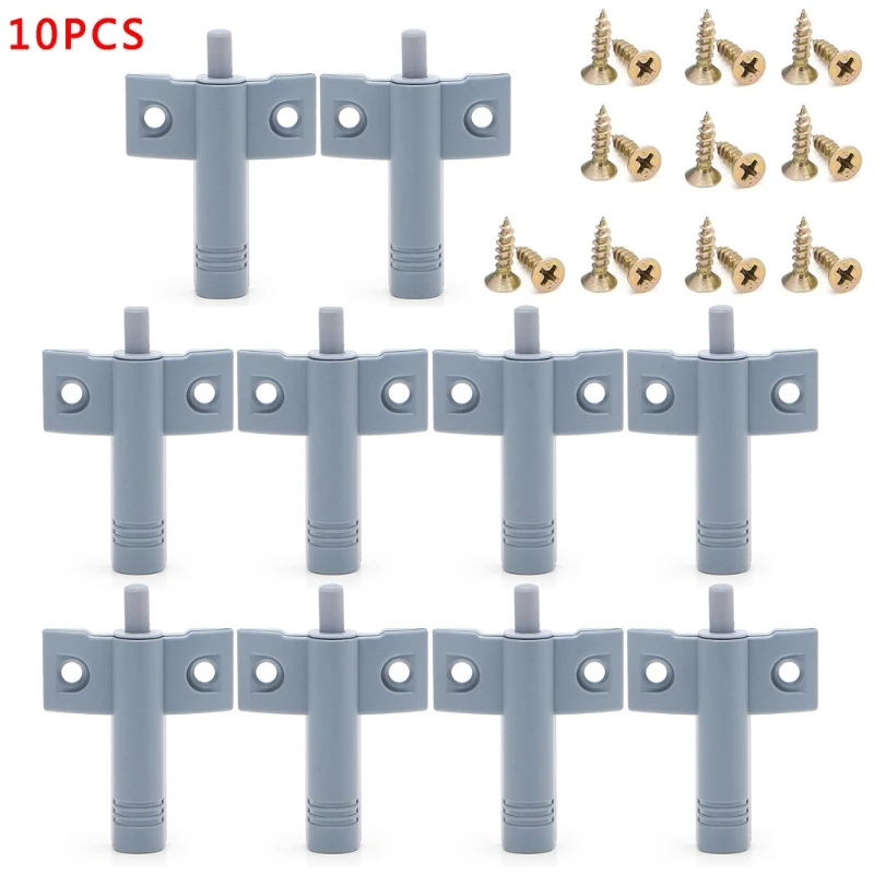 

10 x Kitchen Cabinet Door Drawer Soft Quiet Close Closer Damper Buffers + Screws