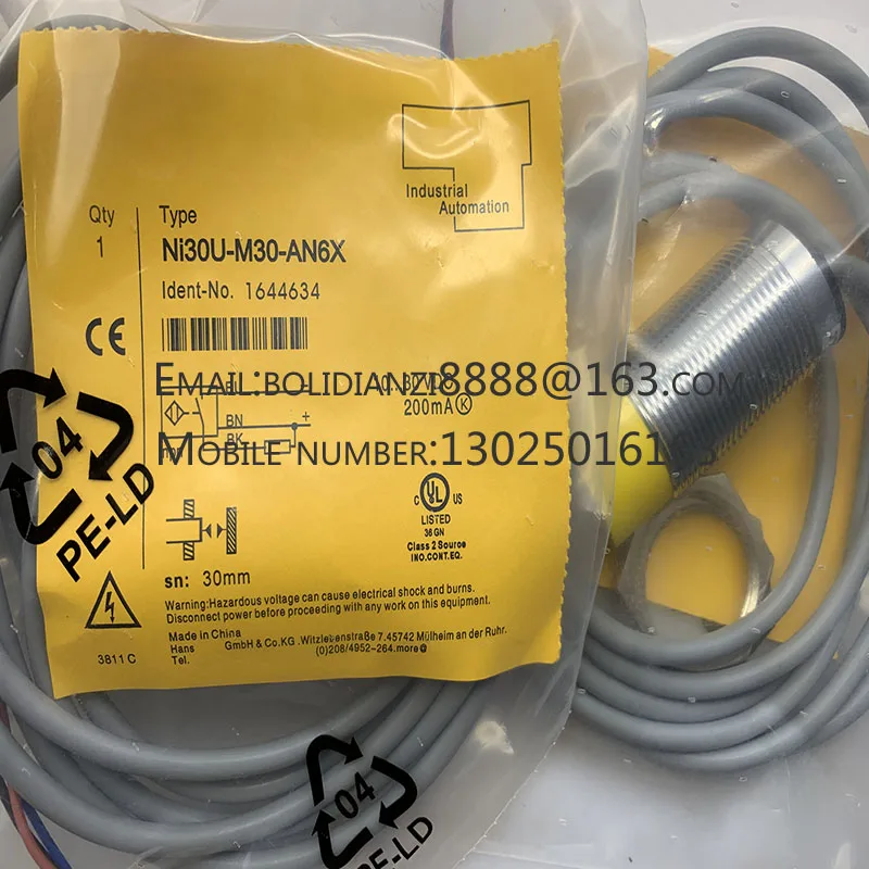 Новый датчик приближенияNI30U-EM30WN-VP6X-H1141 NI30U-EM30WN-VN6X-H1141