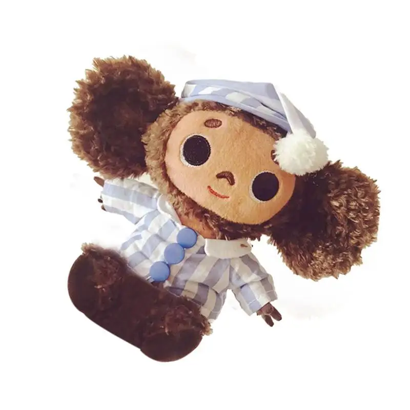 

Российские большие уши обезьянки, плюшевые игрушки для детей, длинные плюшевые игрушки, Россия, Чебурашка, мягкие животные, искусственная к...