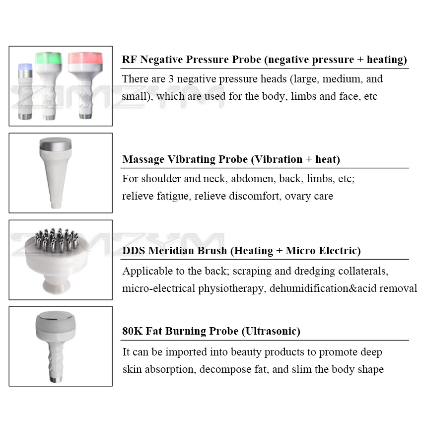 НОВЫЙ ультразвуковой 80K кавитационный радиочастотный аппарат 6 в 1 для похудения
