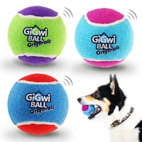 squeaky dog tennis balls interactive funny dog toys high bouncy dog balls exercise indoor outdoor for small medium large dogs